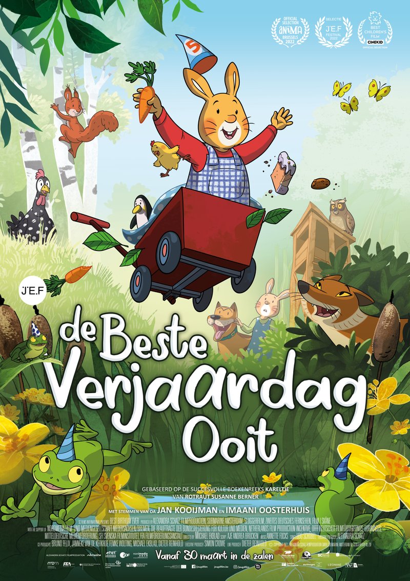 Filmposter van De beste verjaardag ooit, met Kareltje